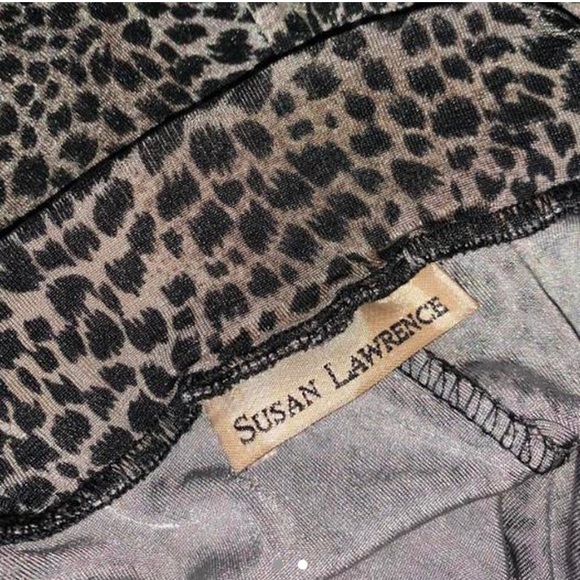 SUSAN LAWRENCE LEOPARD PRINT MAXI SKIRT - Picture 2 of 2